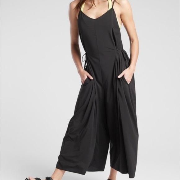 Athleta Pants - NWT ATHLETA Women’s Black Sayulita Jumpsuit Size 4